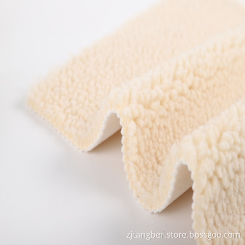 Stickat tjockare Polar Fleece Sherpa Fleece Bonded Fabric